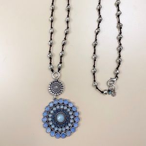 Lucky Brand Western-style Blue Necklace